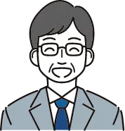 男性社員のイラスト