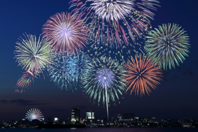 夏の風物詩！花火大会！！三重県伊勢市、津市、熊野市